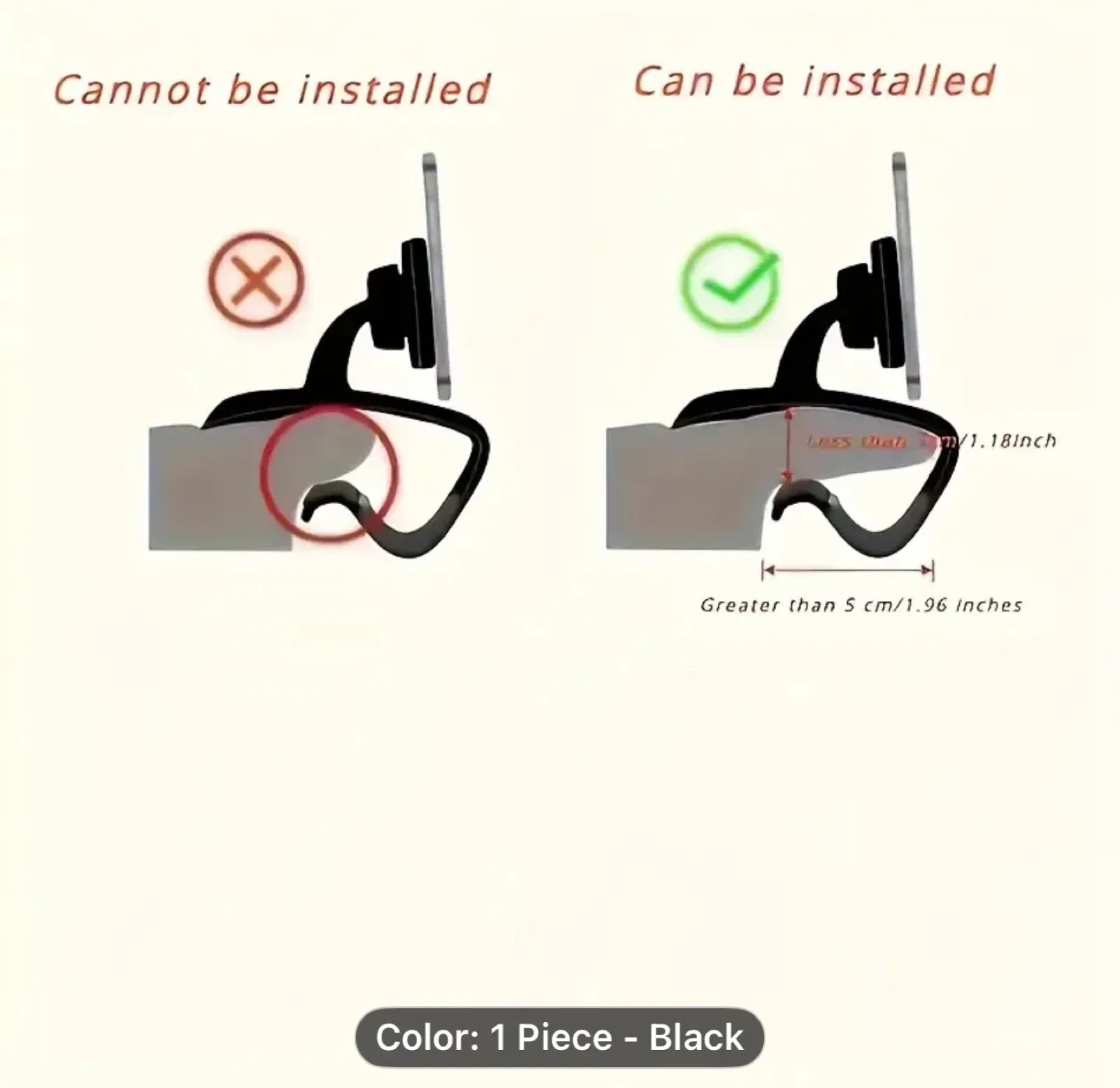 Black Car Dashboard Phone Holder image indicator(4)