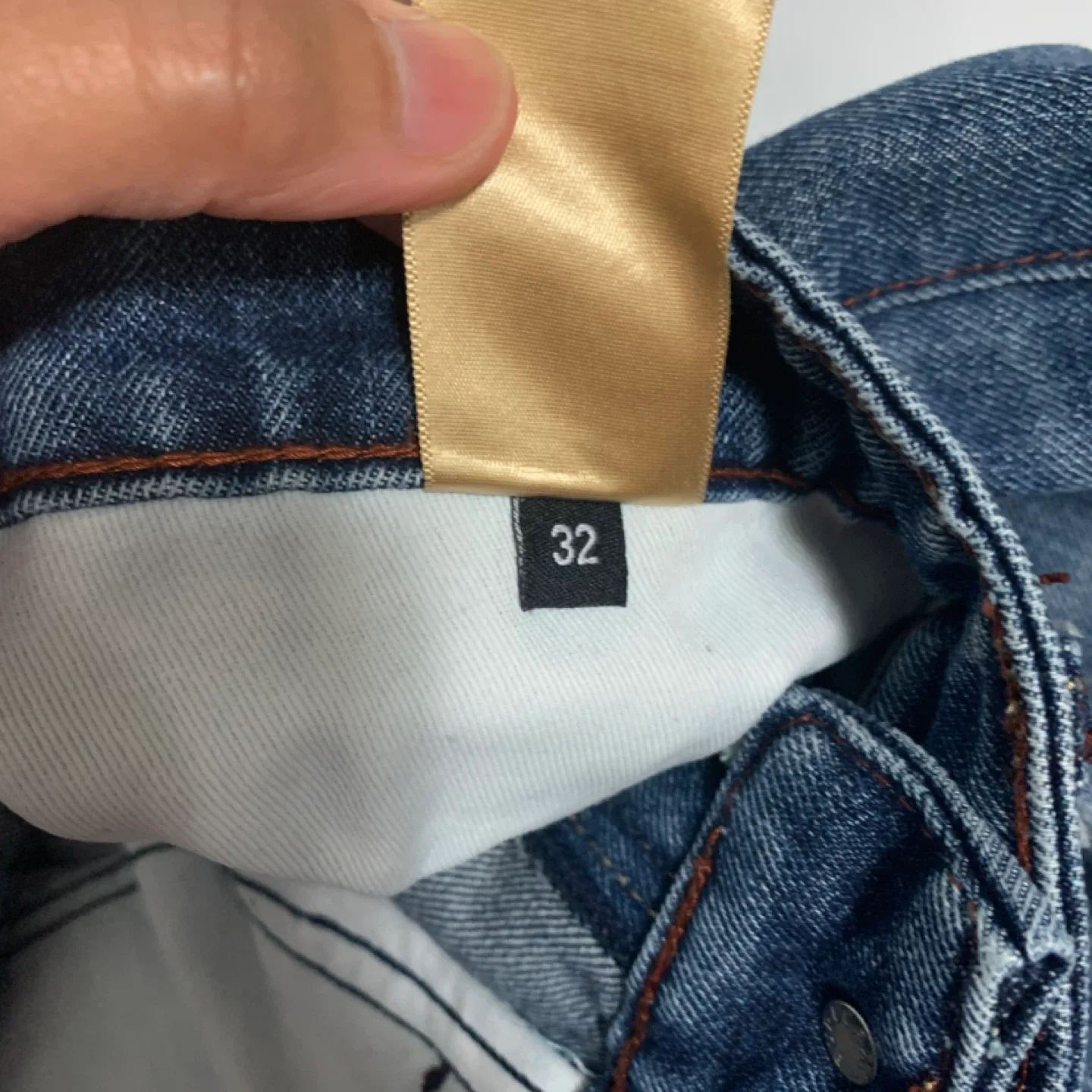 Burberry Brit Denim Jeans, Size 32 image indicator(4)