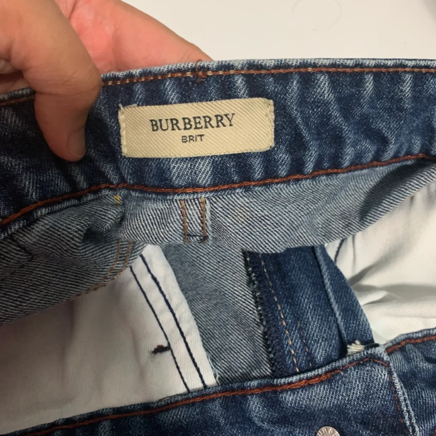 Burberry Brit Denim Jeans, Size 32 image indicator(5)