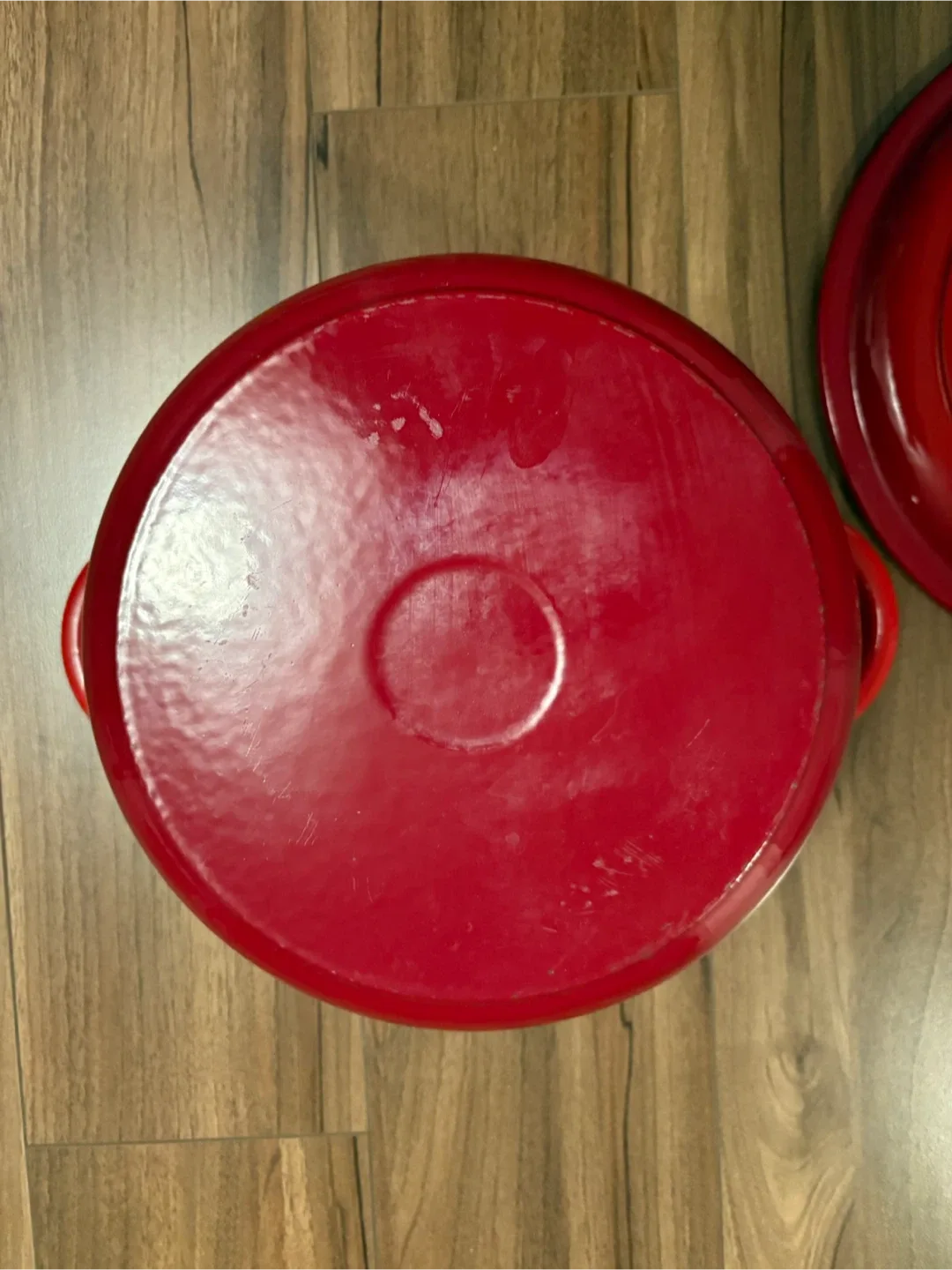 PC enamel coated cast iron dutch oven image indicator(4)