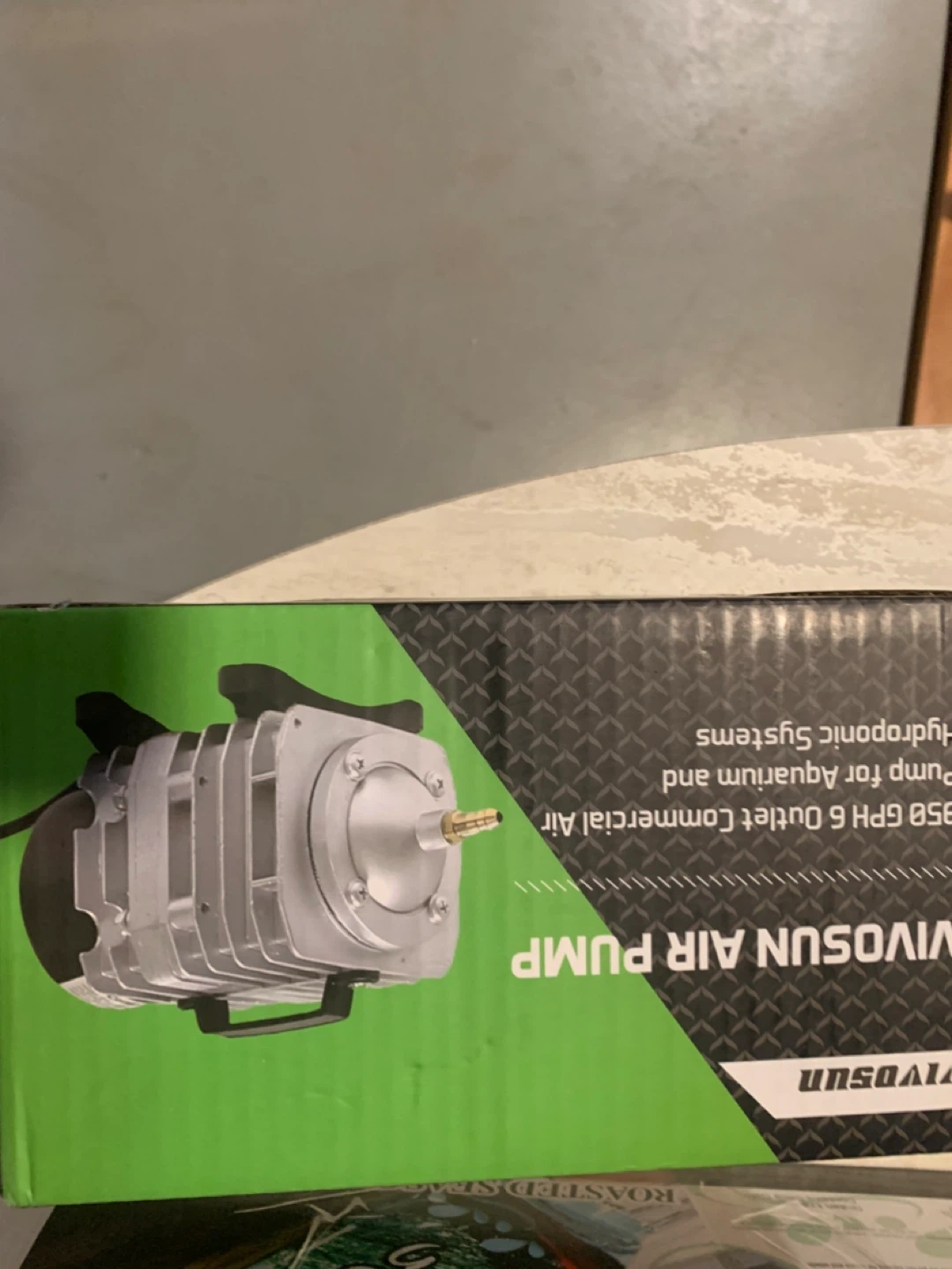 VIVOSUN 950 GPH 6 Outlet Commercial Air Pump