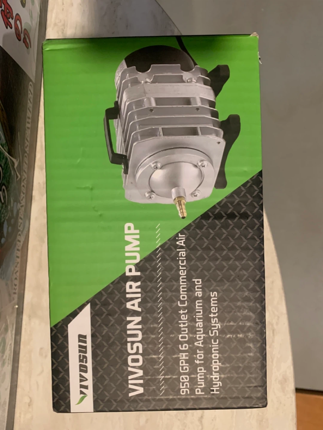 VIVOSUN 950 GPH 6 Outlet Commercial Air Pump - photo 2