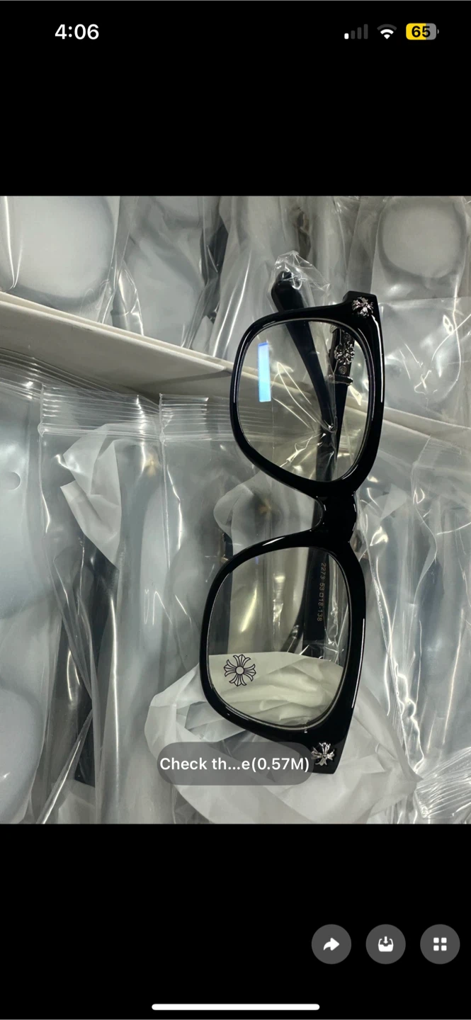 Chrome Hearts Eyeglasses - Black Frame