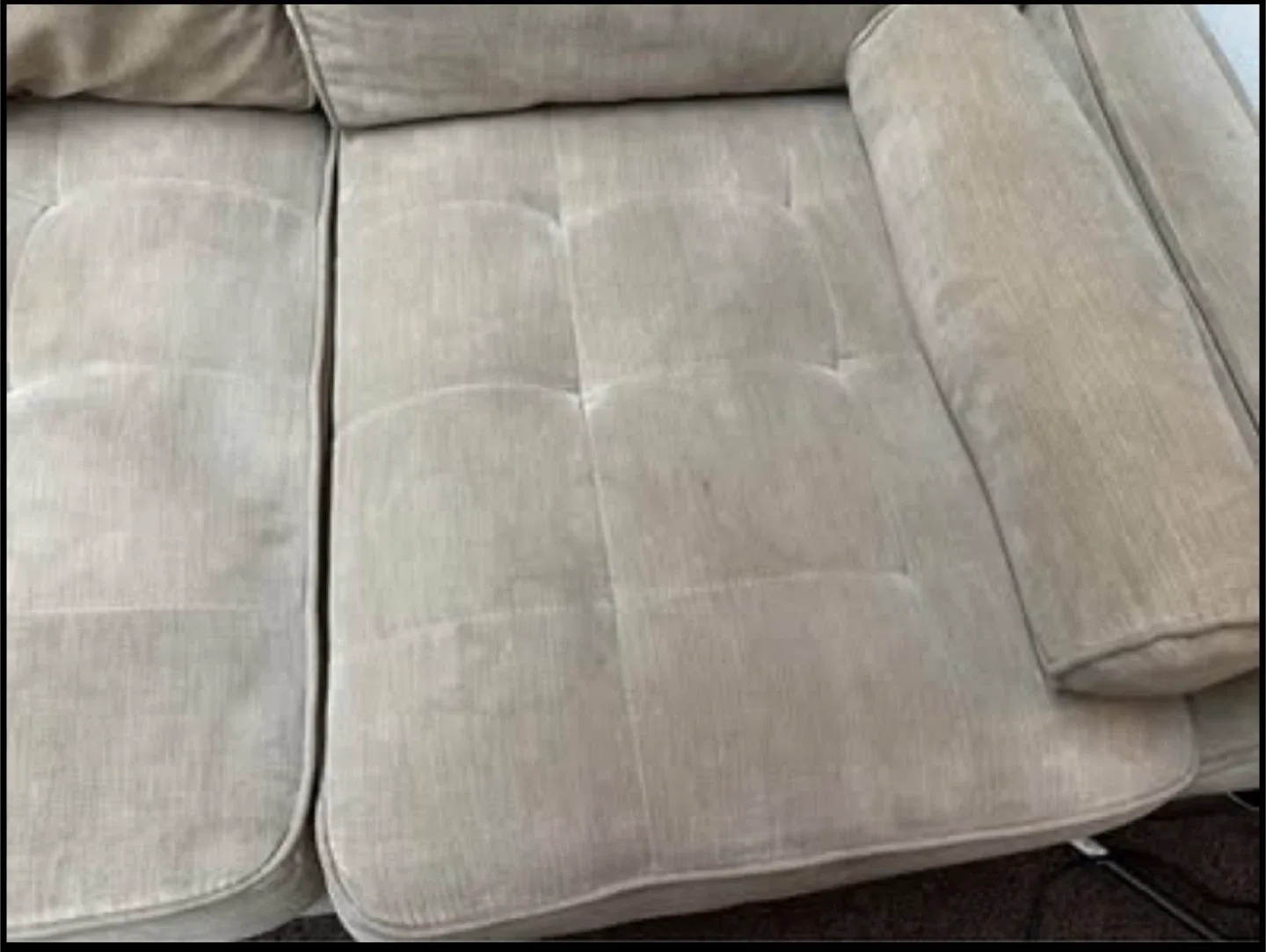Comfy 3-Seater Couch for Sale - Needs TLC or a Slipcover image indicator(4)