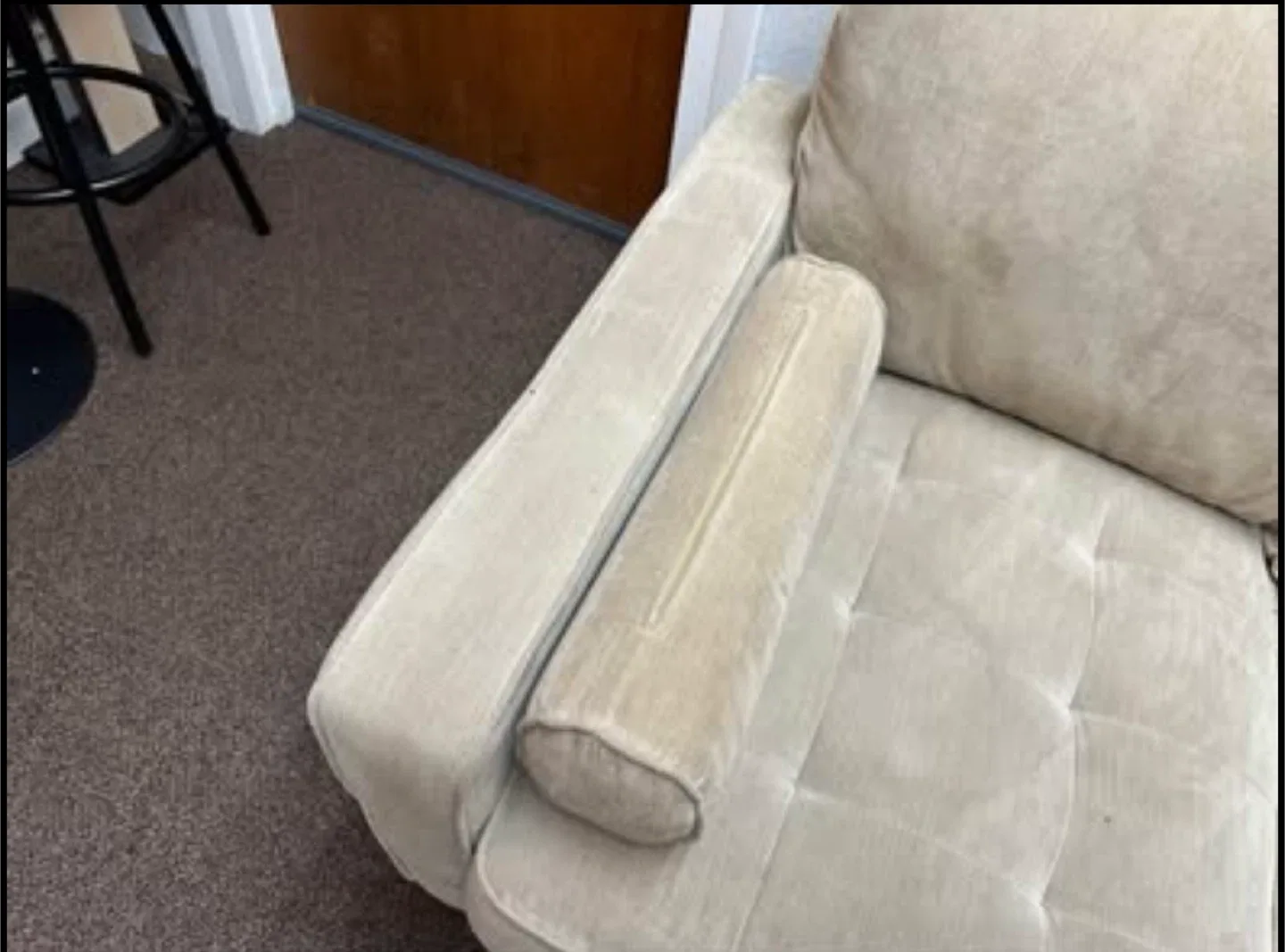 Comfy 3-Seater Couch for Sale - Needs TLC or a Slipcover image indicator(5)