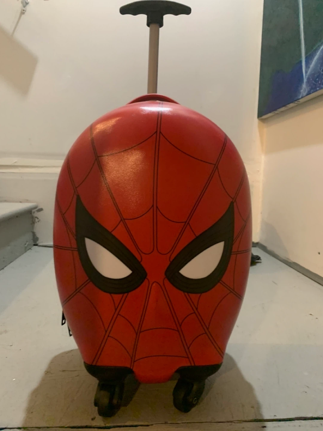 Spider-Man Kids Rolling Luggage Suitcase