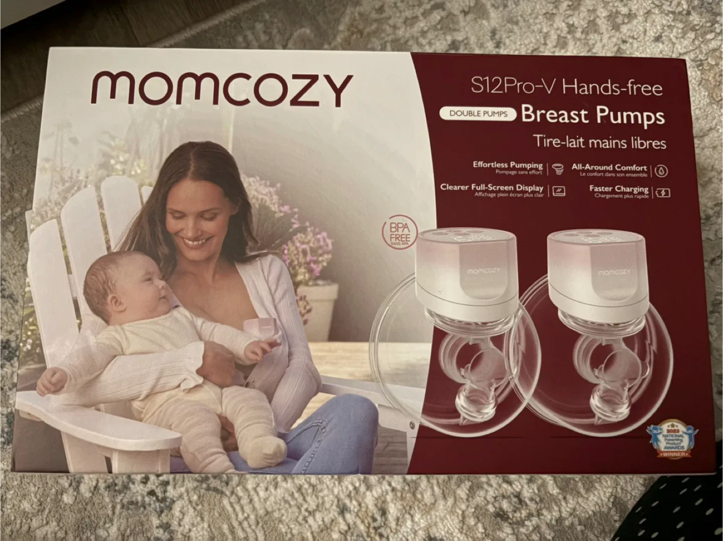 Momcozy S12 Pro-V Hands-free Breast Pumps thumbnail