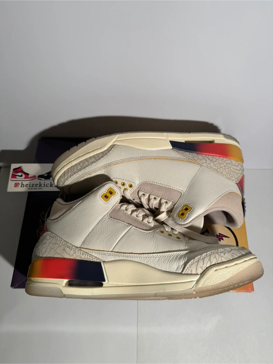 Jordan 3 J Balvin size 8.5 image indicator(6)