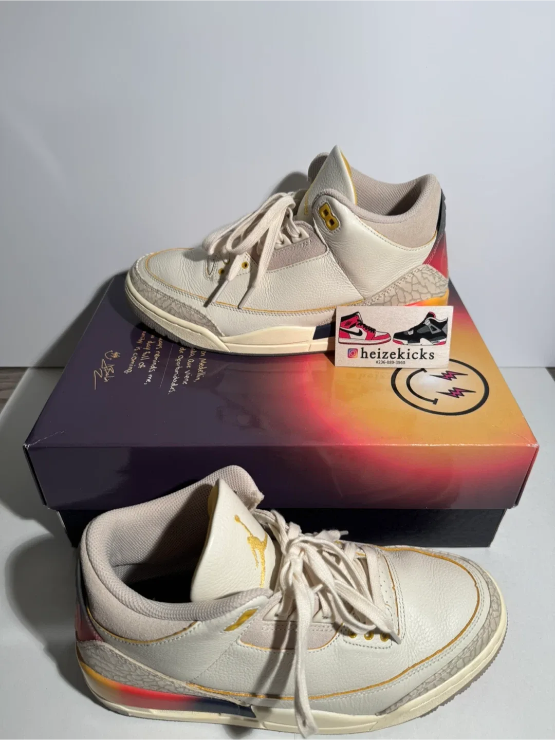 Jordan 3 J Balvin size 8.5 image indicator(2)