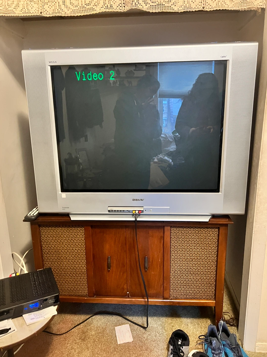 Cabinet with Sony TV