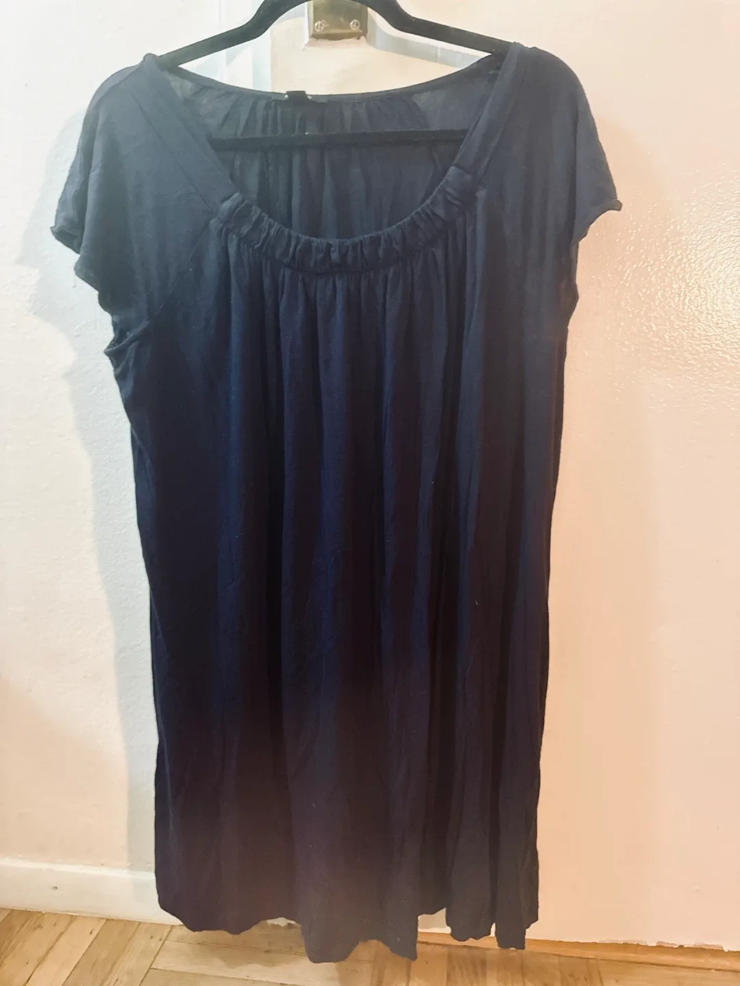 Arabella Navy Blue Top - Size L thumbnail