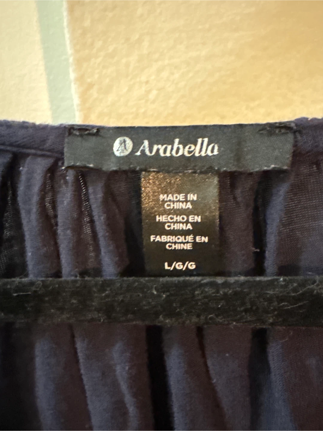 Arabella Navy Blue Top - Size L - photo 3