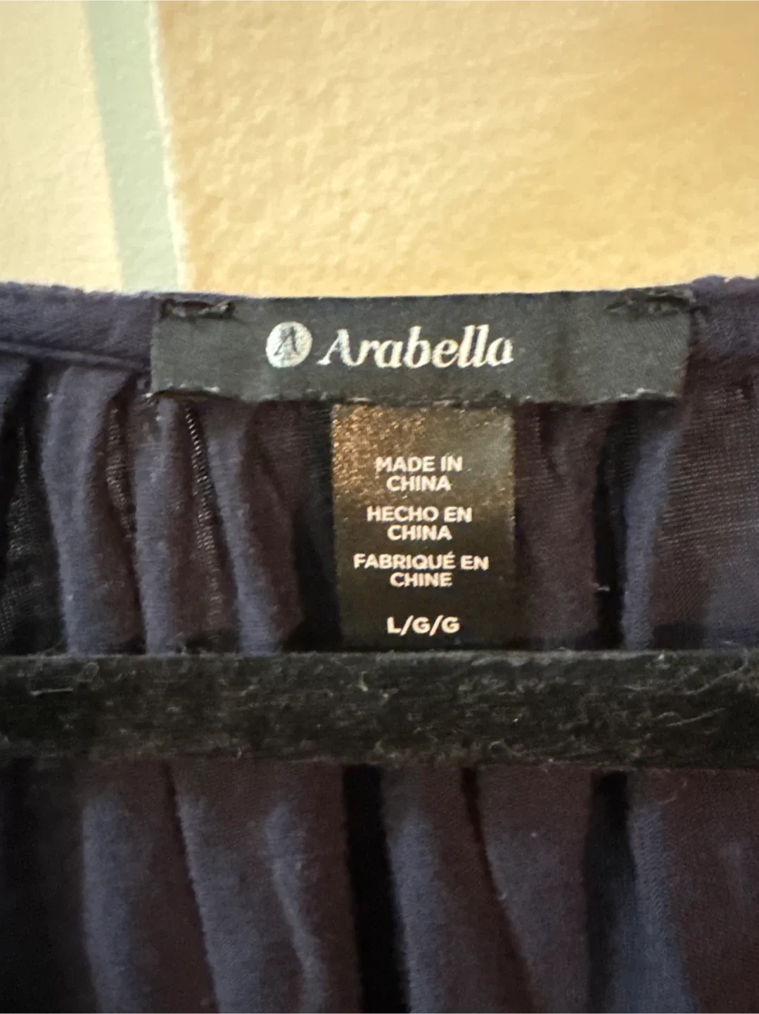 Arabella Navy Blue Top - Size L image indicator(3)