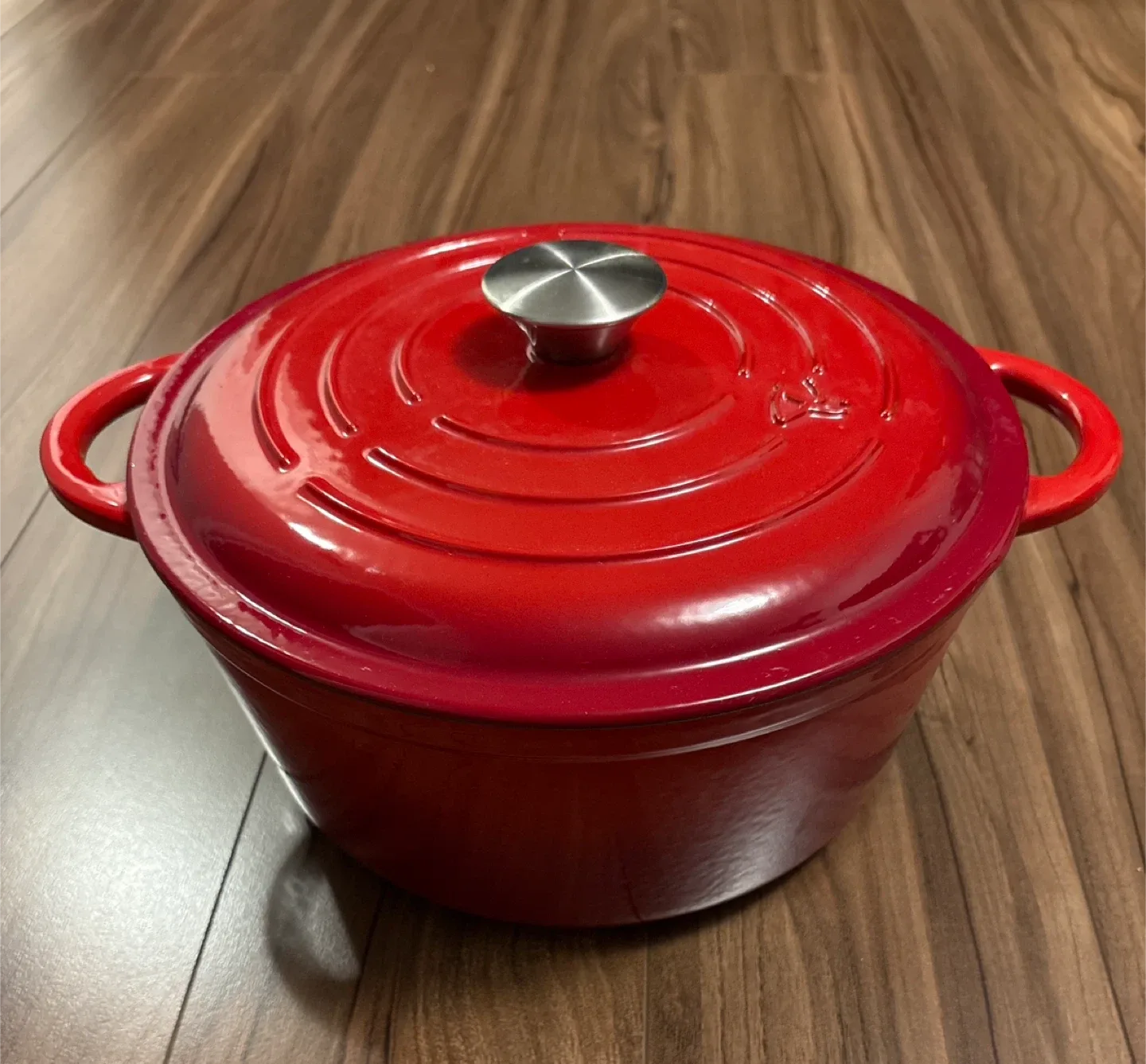 PC enamel coated cast iron dutch oven thumbnail