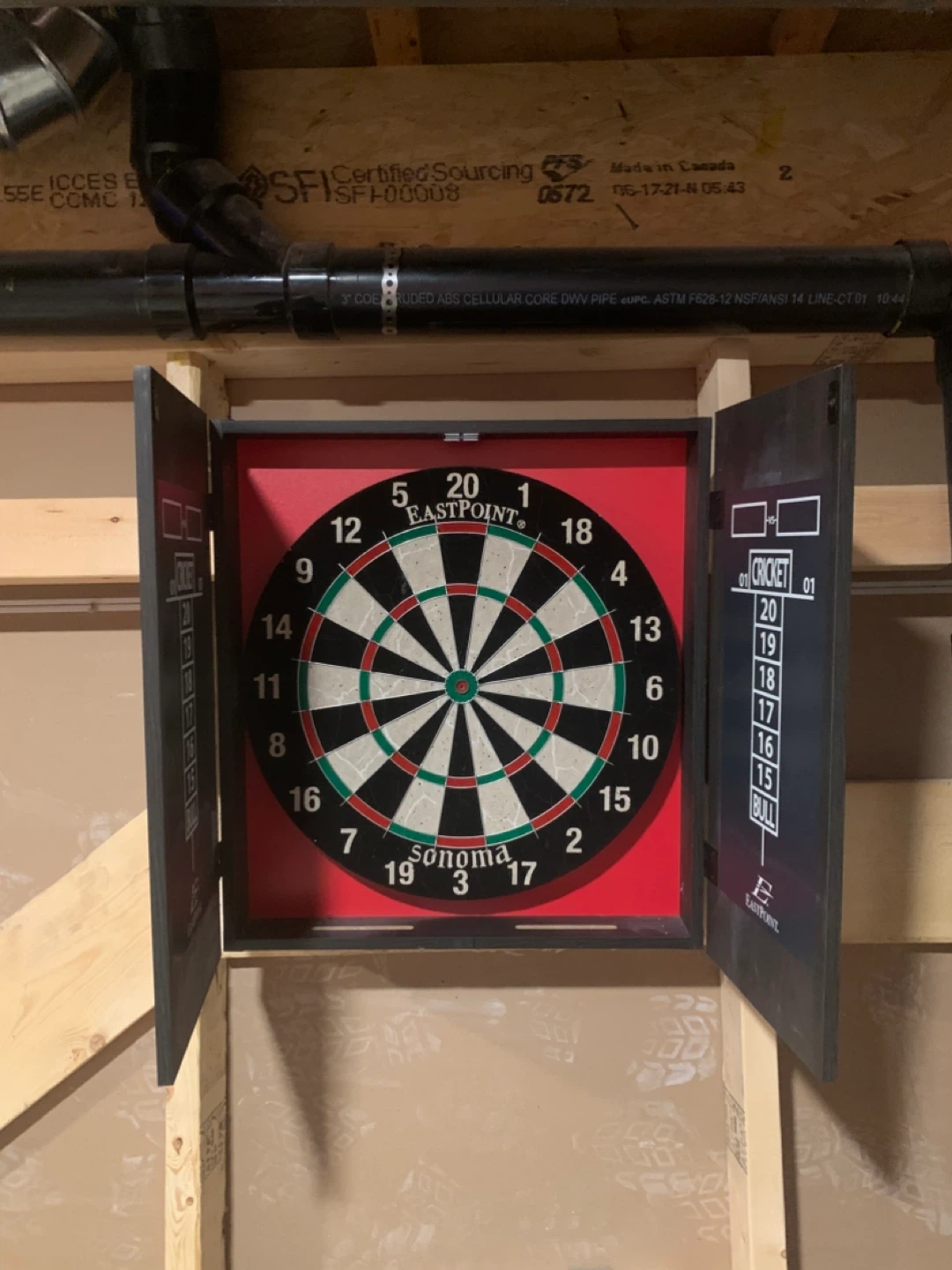 Eastpoint Dartboard with Cabinet
