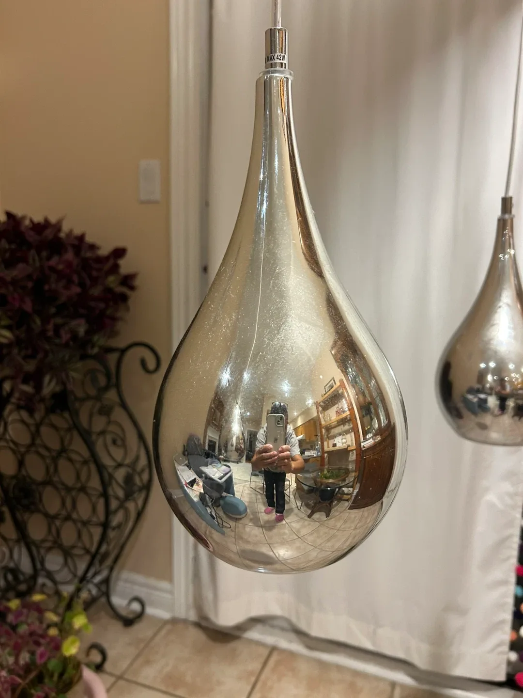 Glass Teardrop Pendant Lights image indicator(8)