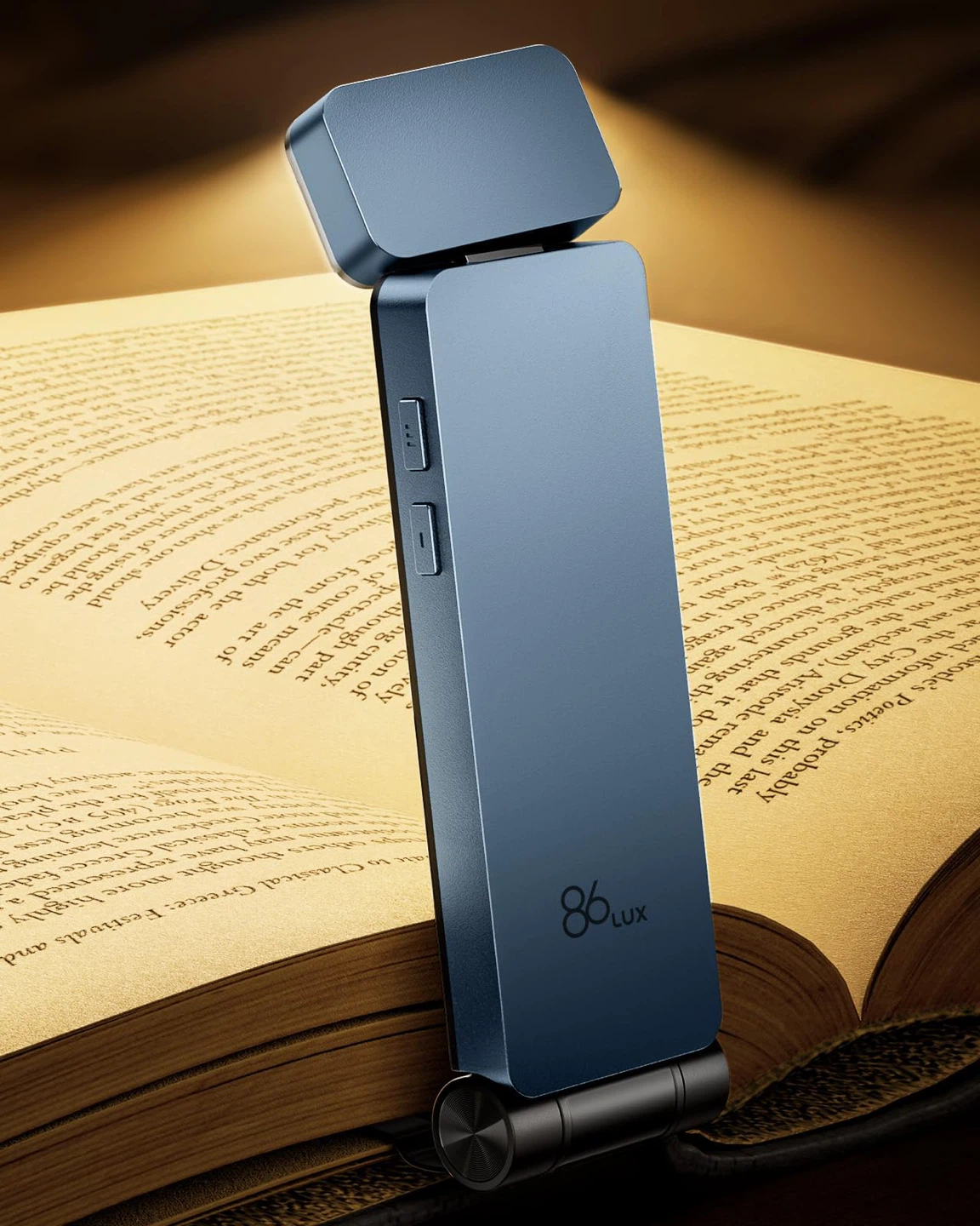 86lux Clip On Book Light - Wide & Even Lighting