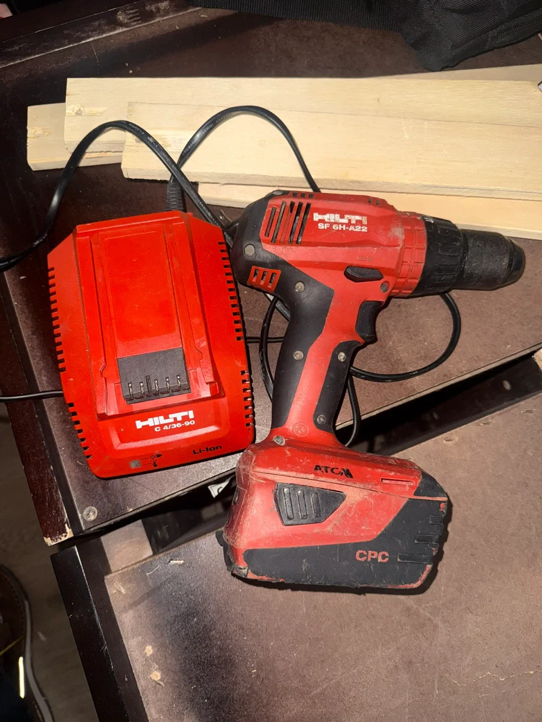 Hilti SF 6H-A22 Cordless Drill w/ Charger image indicator(2)