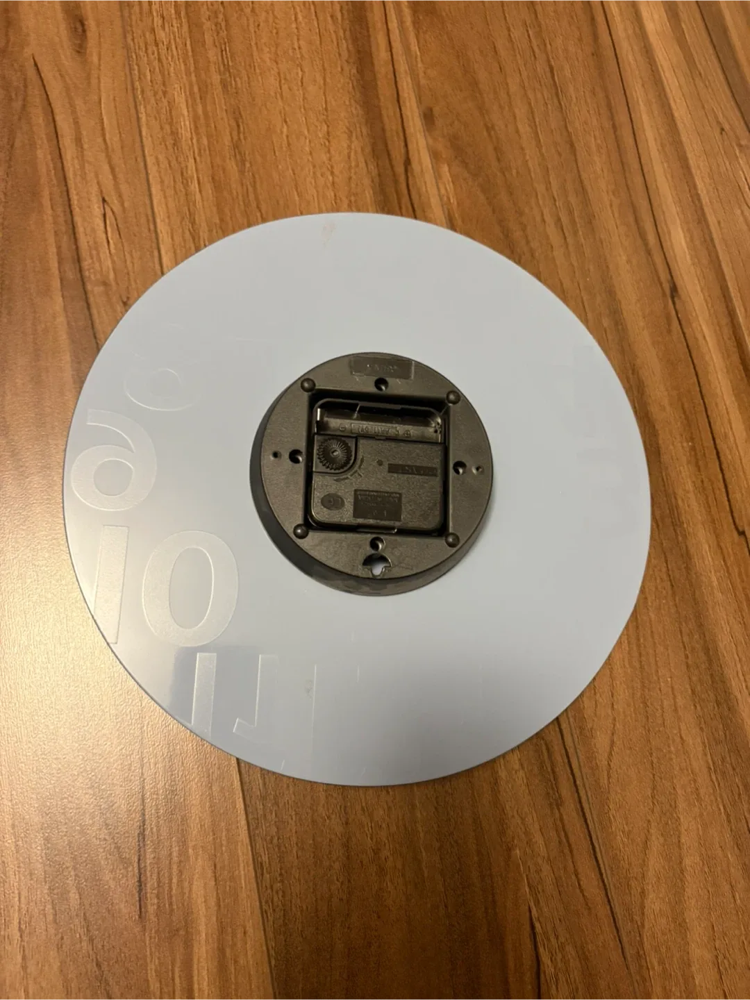 Light Blue/Grey Glass Wall Clock image indicator(2)