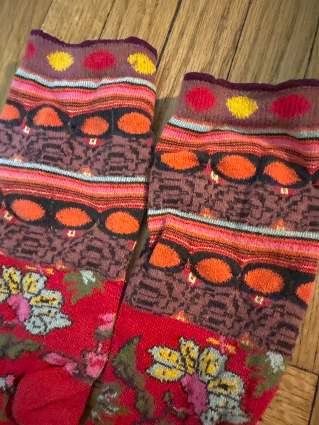 Floral Patterned Socks - Two Pairs image indicator(4)