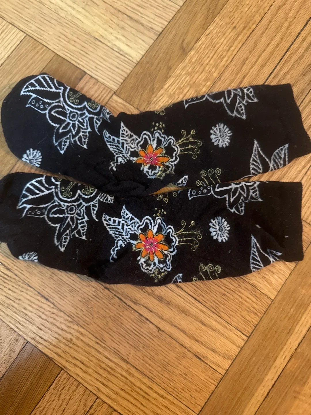 Floral Patterned Socks - Two Pairs image indicator(3)