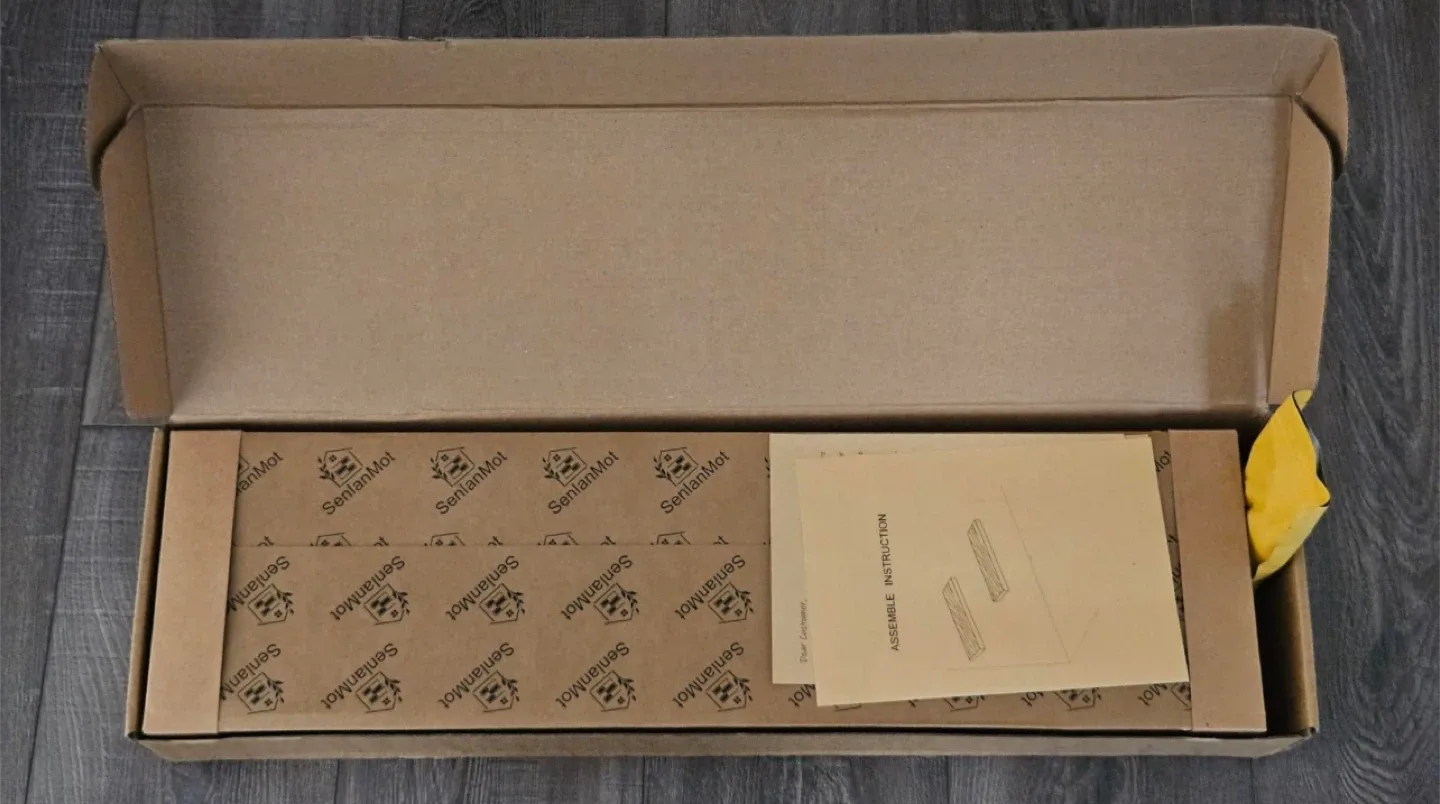 2 Pc Natural Pine Wooden Floating Shelves - BNIB image indicator(3)