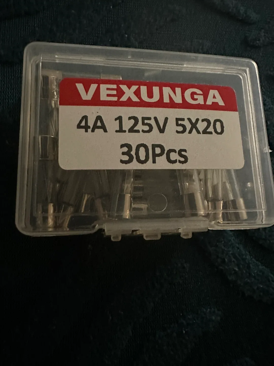 New Vexunga 4A 125V 5x20 Fuses (30pcs) image indicator(2)