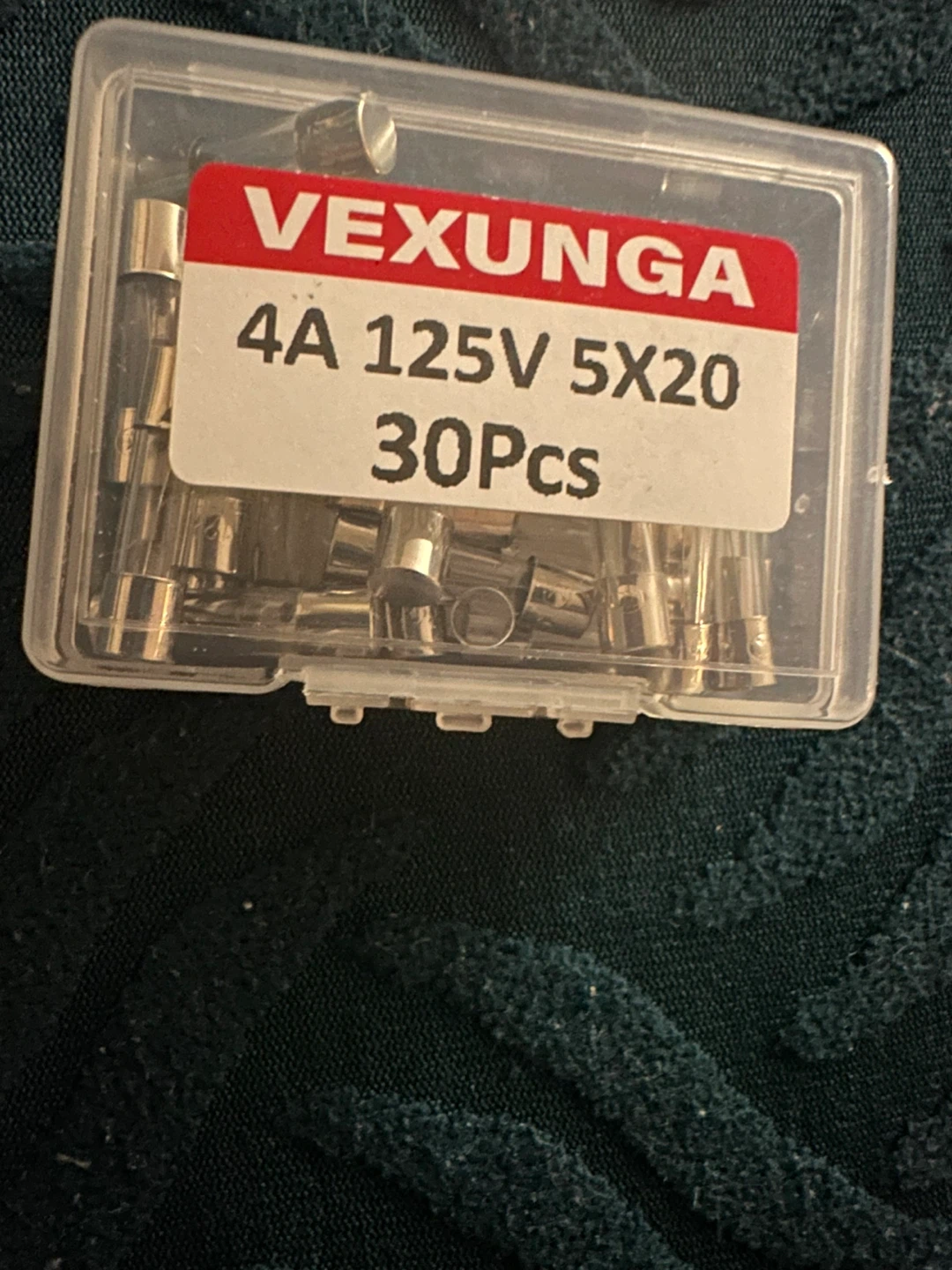 New Vexunga 4A 125V 5x20 Fuses (30pcs)