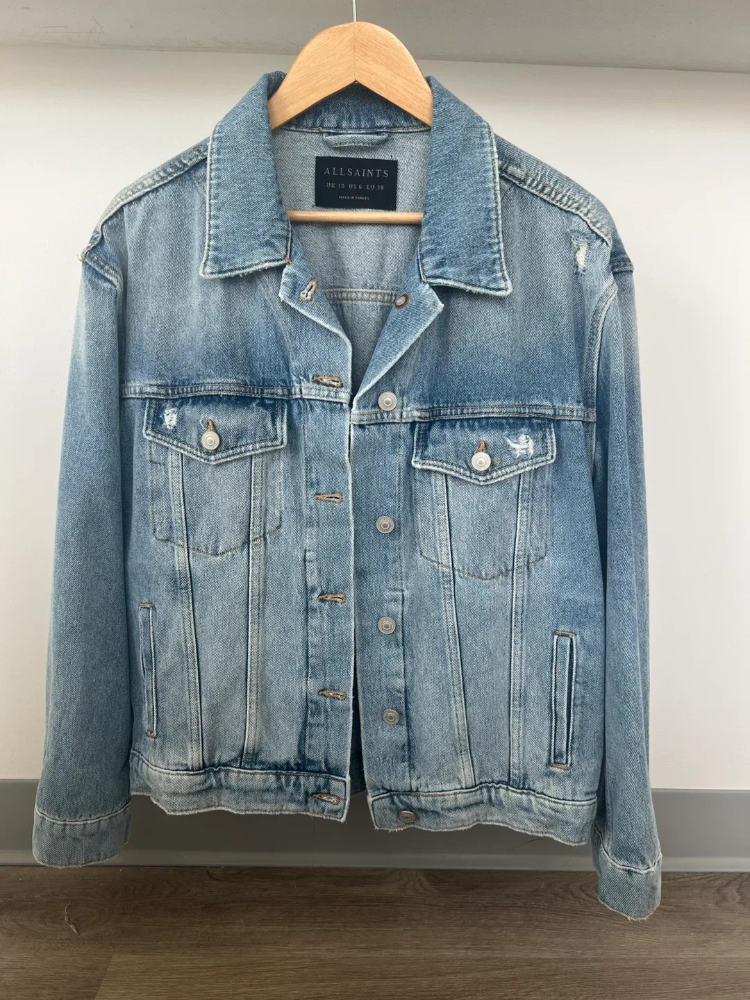 Allsaints Denim Jacket Size 6 image indicator(2)