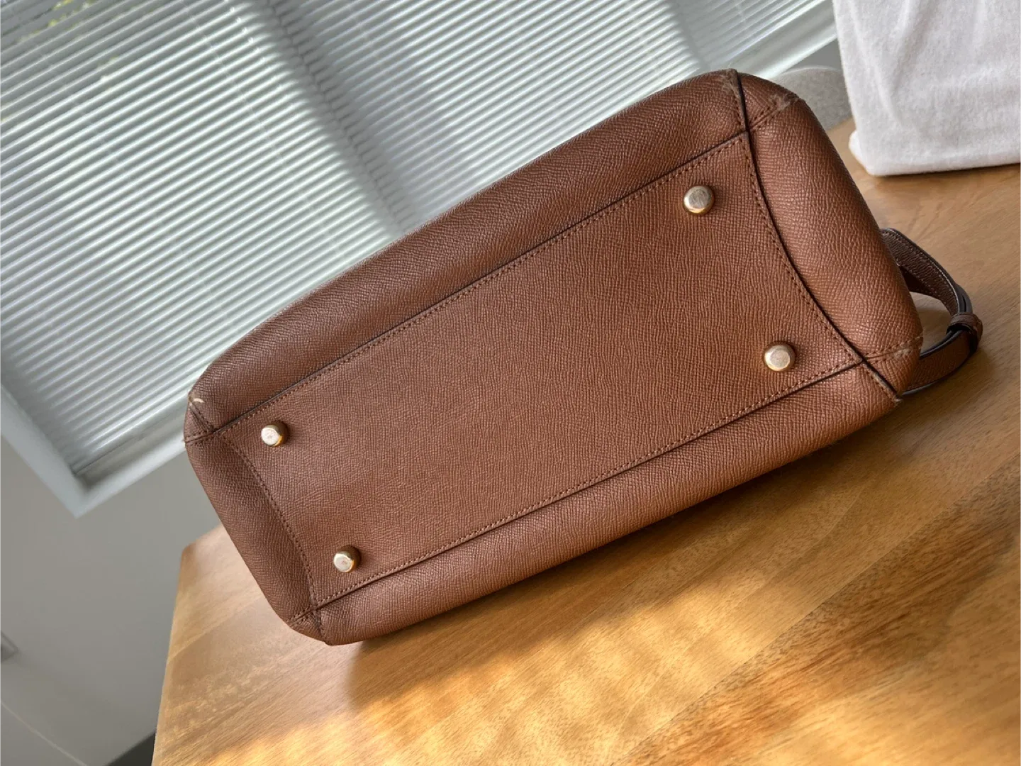 Coach Brown Leather Satchel image indicator(5)