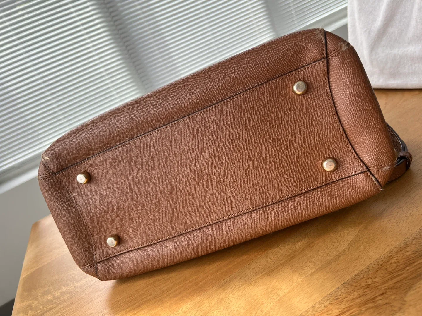 Coach Brown Leather Satchel image indicator(4)