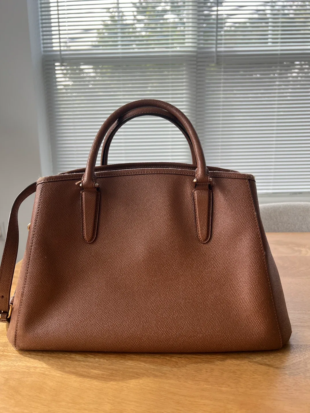 Coach Brown Leather Satchel image indicator(3)