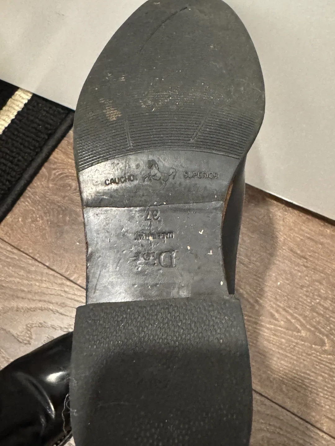 Christian Dior Black Leather Ankle Boots Size 38 image indicator(4)