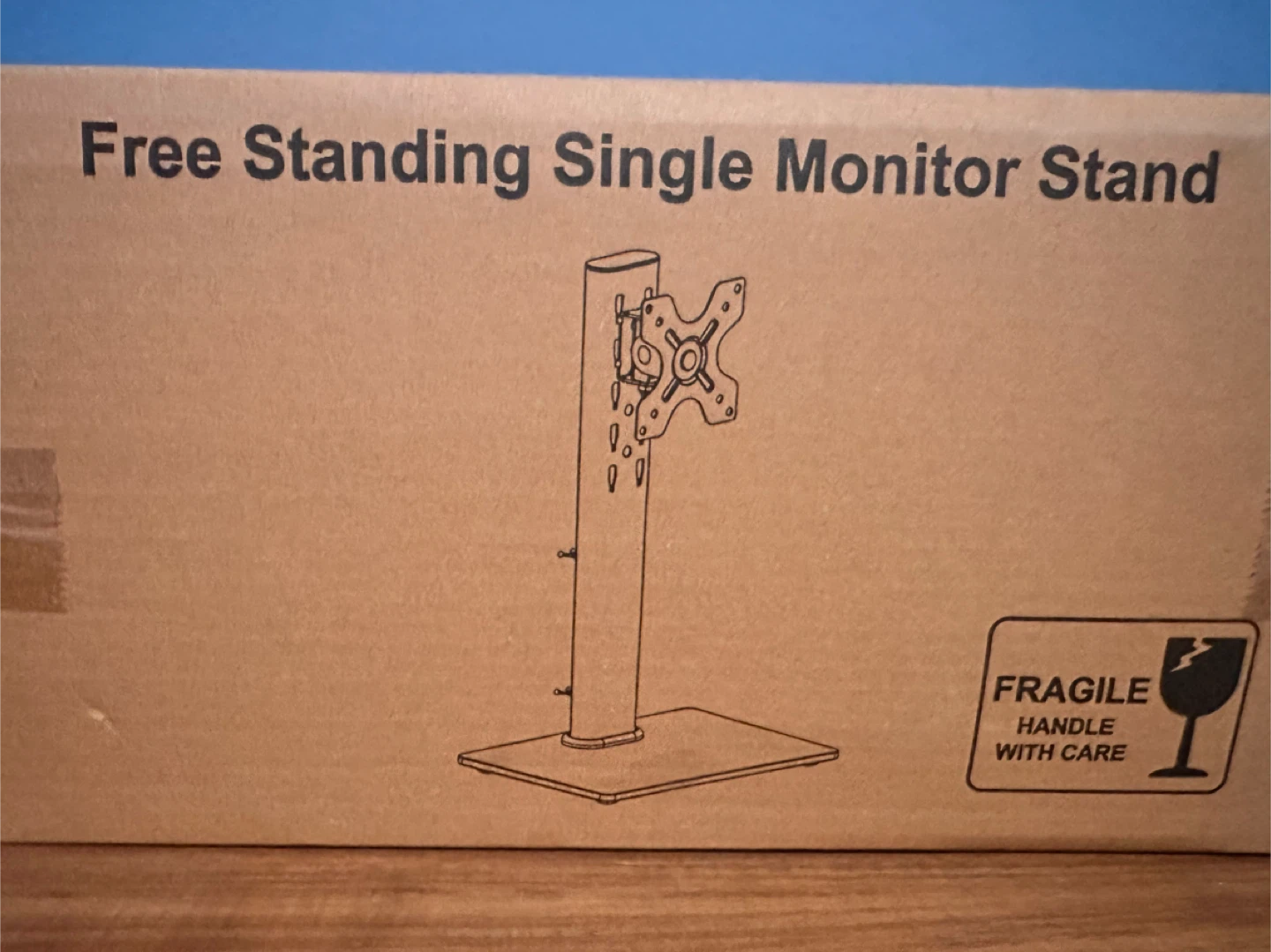 Free Standing Single Monitor Stand