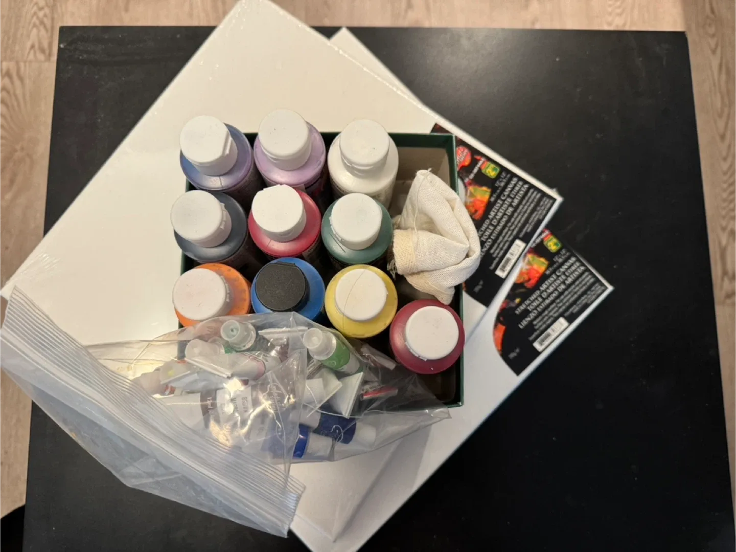 Art Supplies: Coloured Pencils, Acrylic Paints, Canvases thumbnail