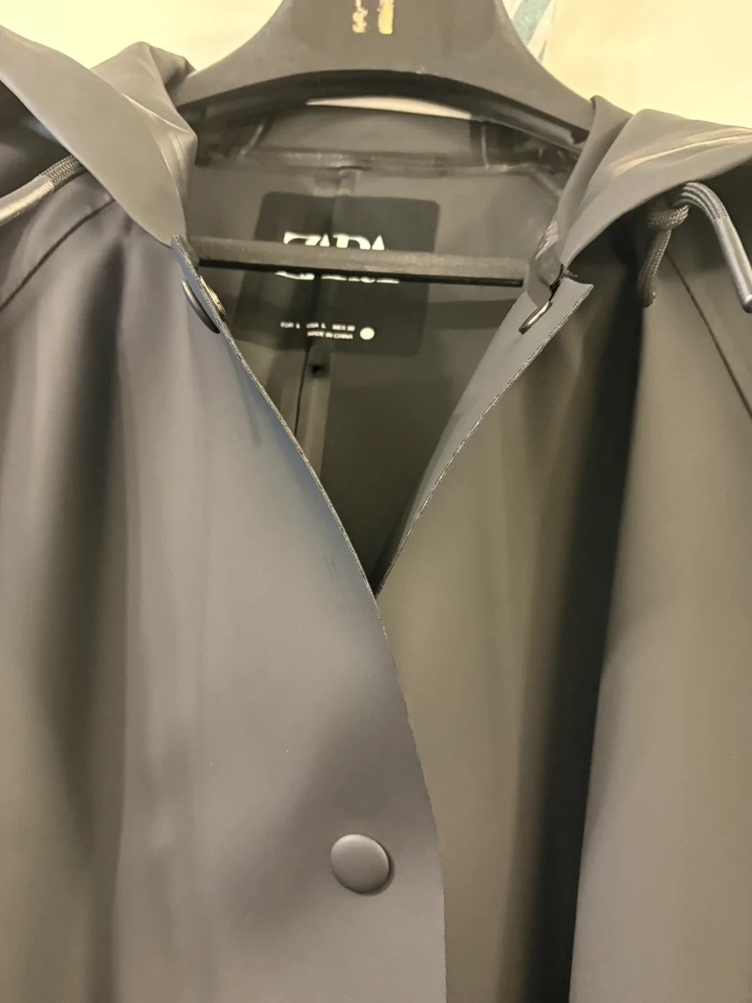 Zara dark grey  Raincoat- Size M image indicator(4)
