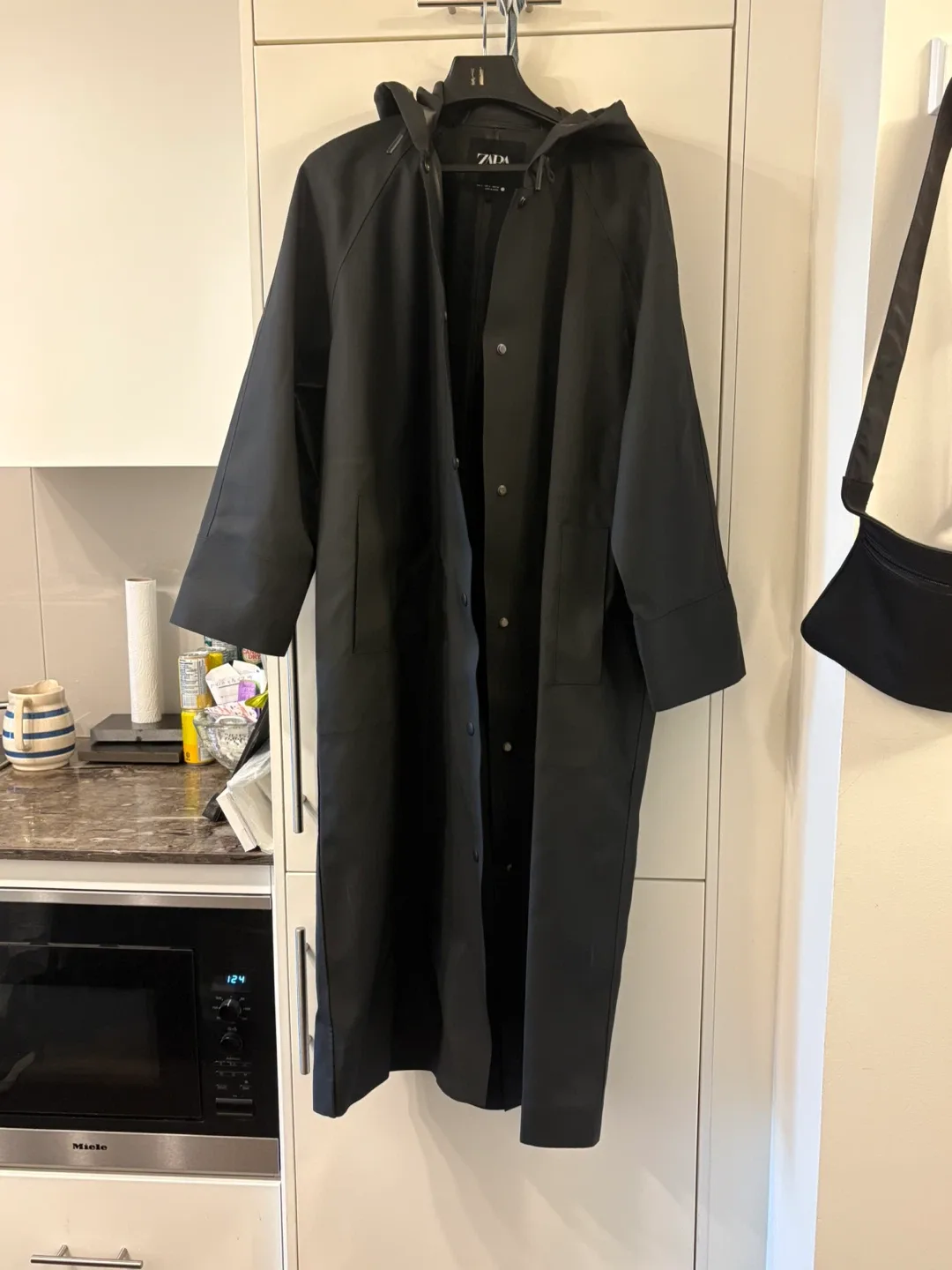 Zara dark grey  Raincoat- Size M image indicator(2)