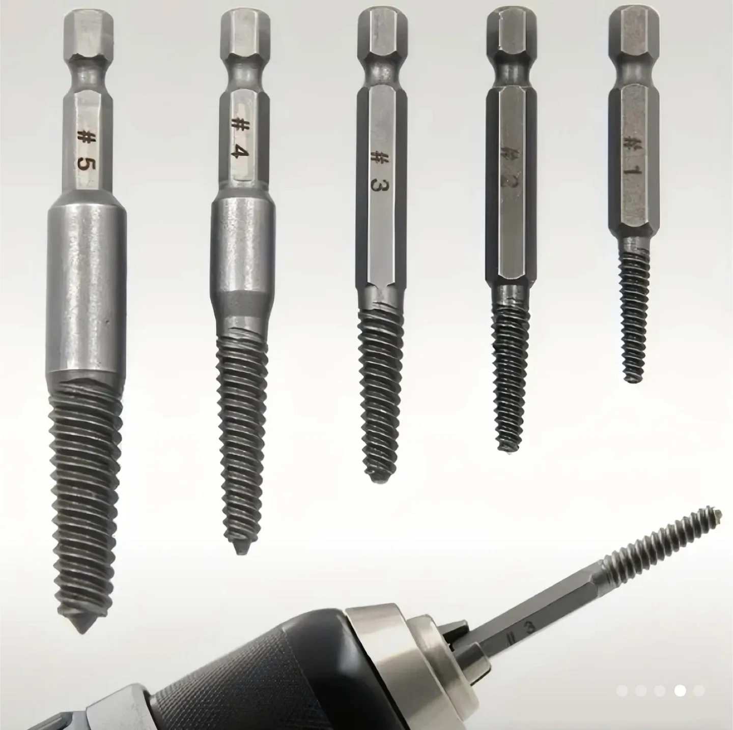 5pcs Screw Extractor Set image indicator(2)