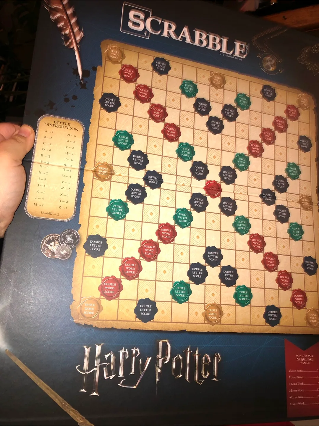 Harry Potter Scrabble Board Game & Mug &Hot Chocolate Set image indicator(9)