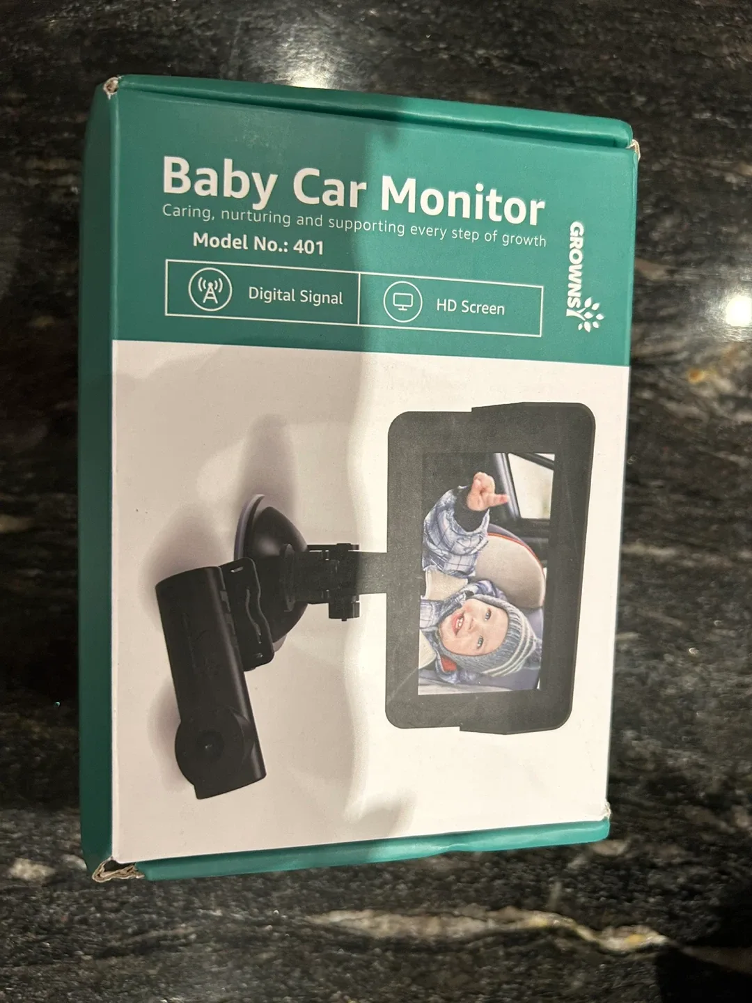 Grownsy Baby Car Monitor - new open box ! image indicator(2)