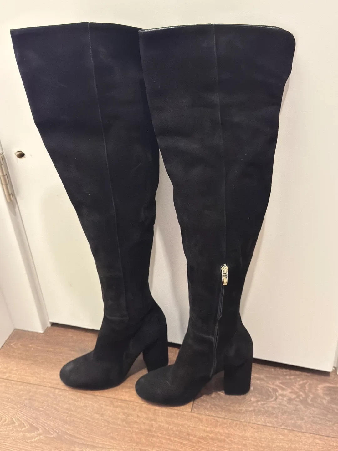 Gianvito Rossi Black Suede Boots - Size 8 thumbnail