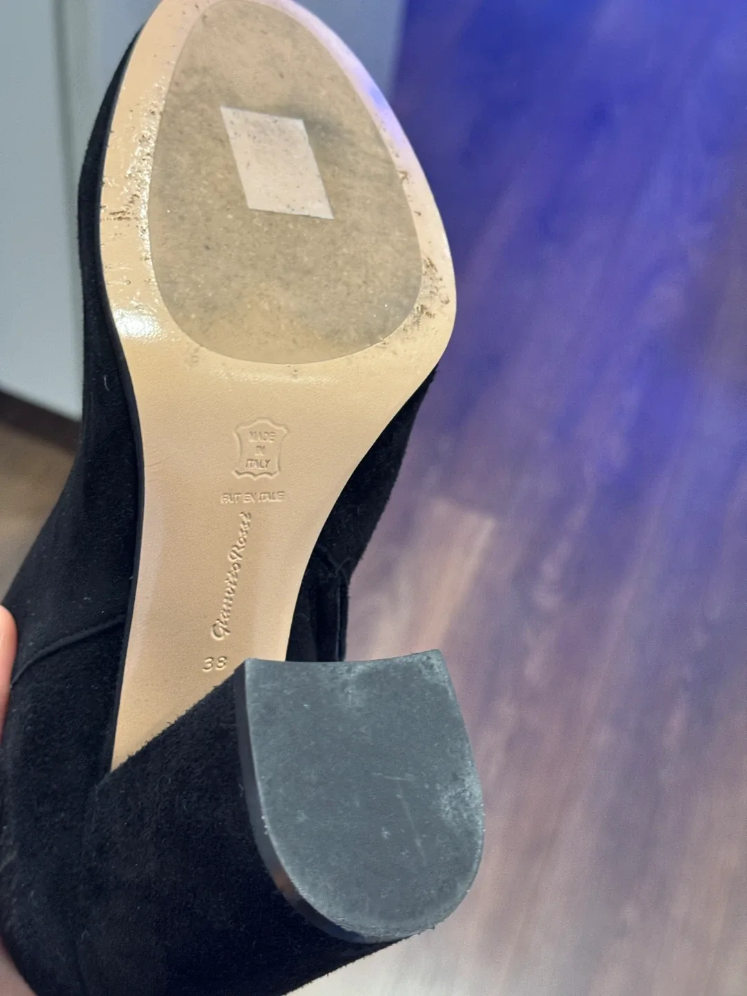 Gianvito Rossi Black Suede Boots - Size 8 image indicator(5)