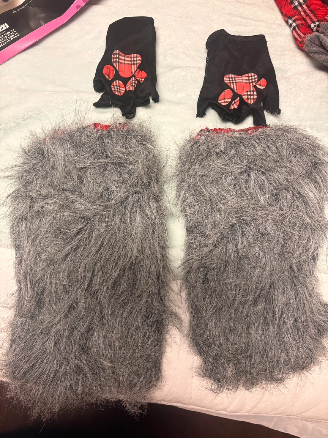 Wolf Costume - For14~16years Dress, Gloves, Leg Warmers - photo 2