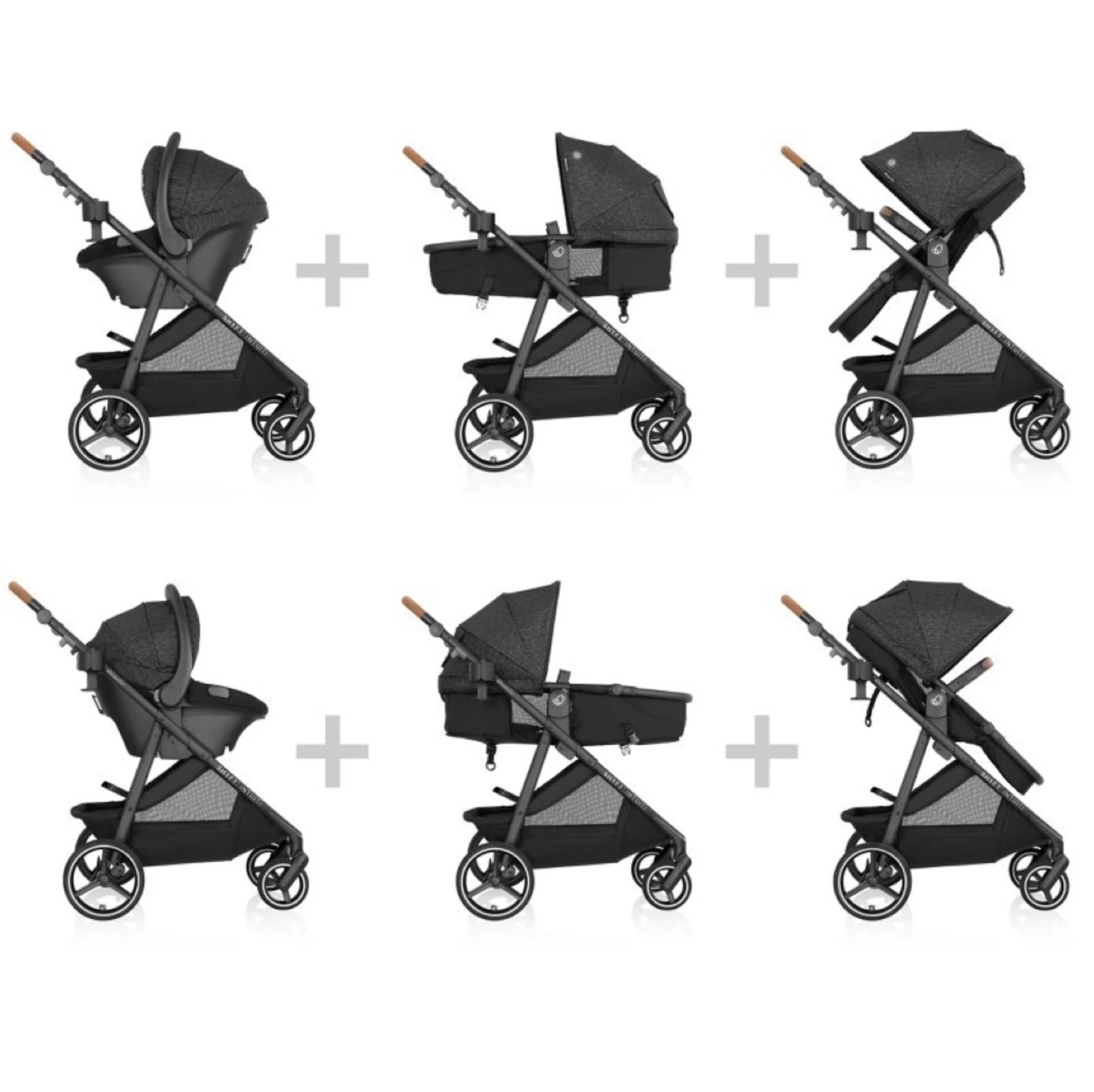 Evenflo Shyft Intuiti Travel System - Like New! - photo 2