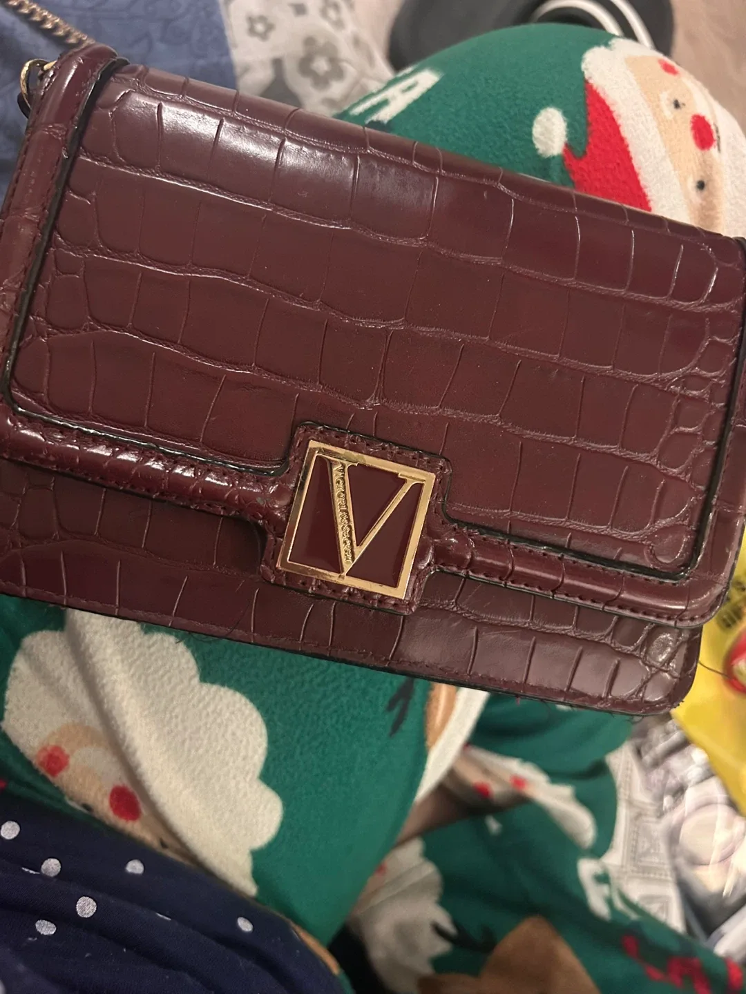 Victoria's Secret Burgundy Crossbody Bag thumbnail