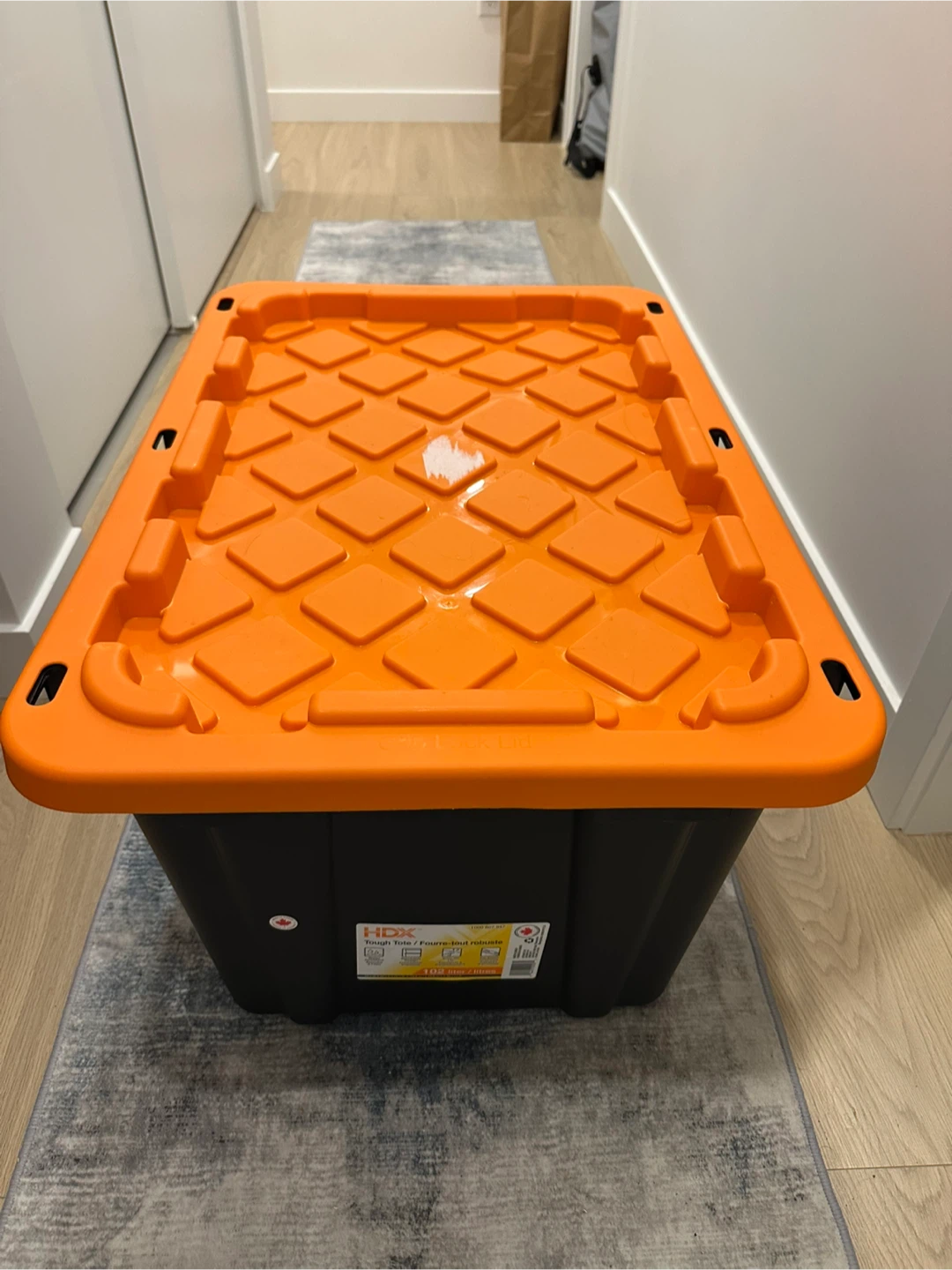 Storage bins - HDX 102L Heavy Duty Tote (7 available)