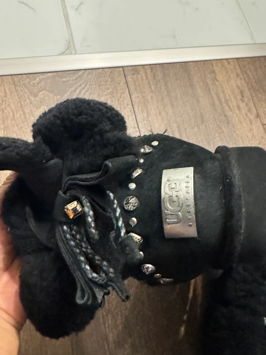 UGG Australia Black Boots Size 7 thumbnail