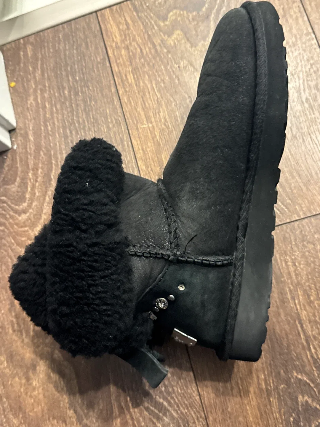 UGG Australia Black Boots Size 7 image indicator(3)