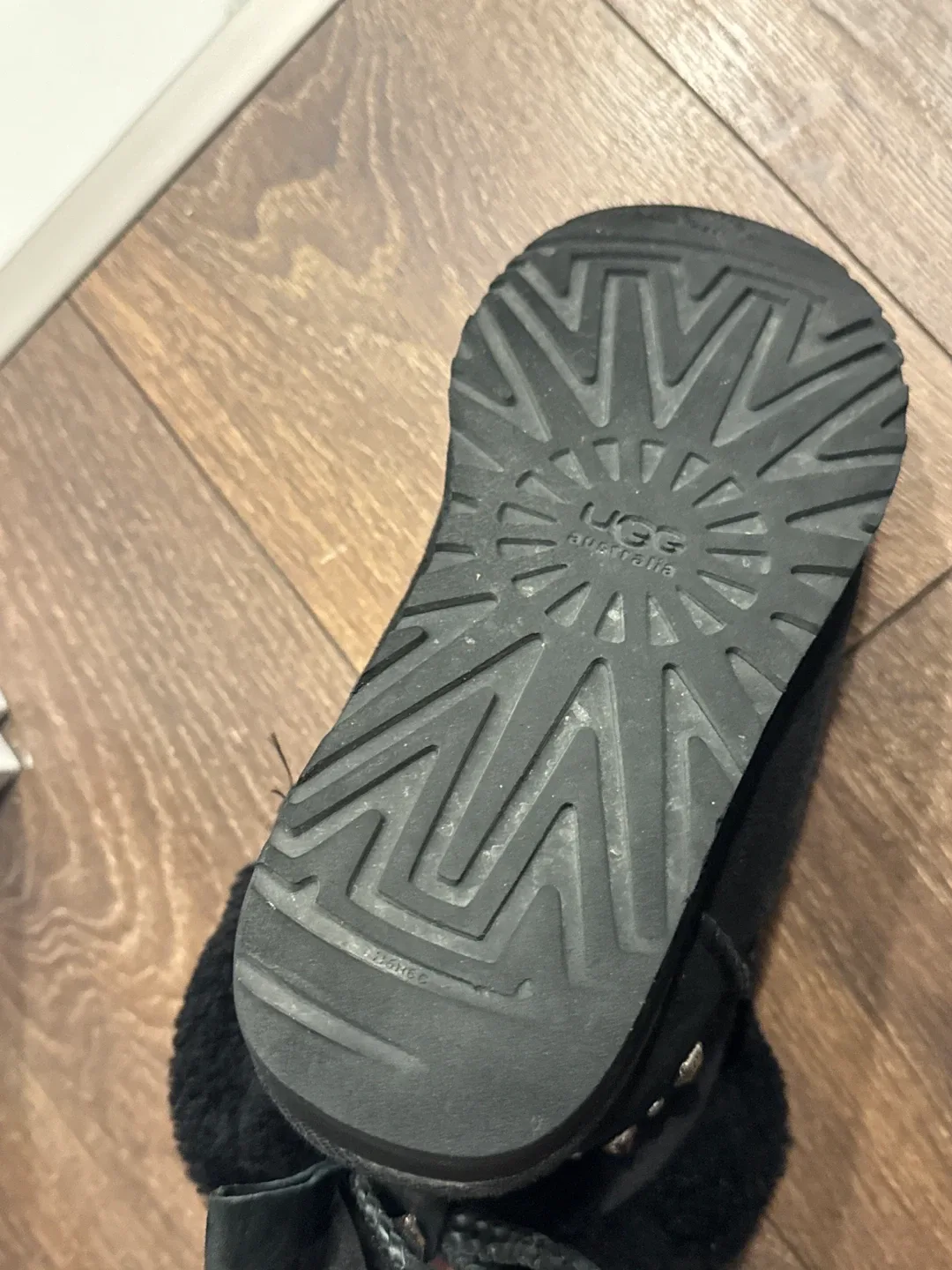 UGG Australia Black Boots Size 7 image indicator(4)