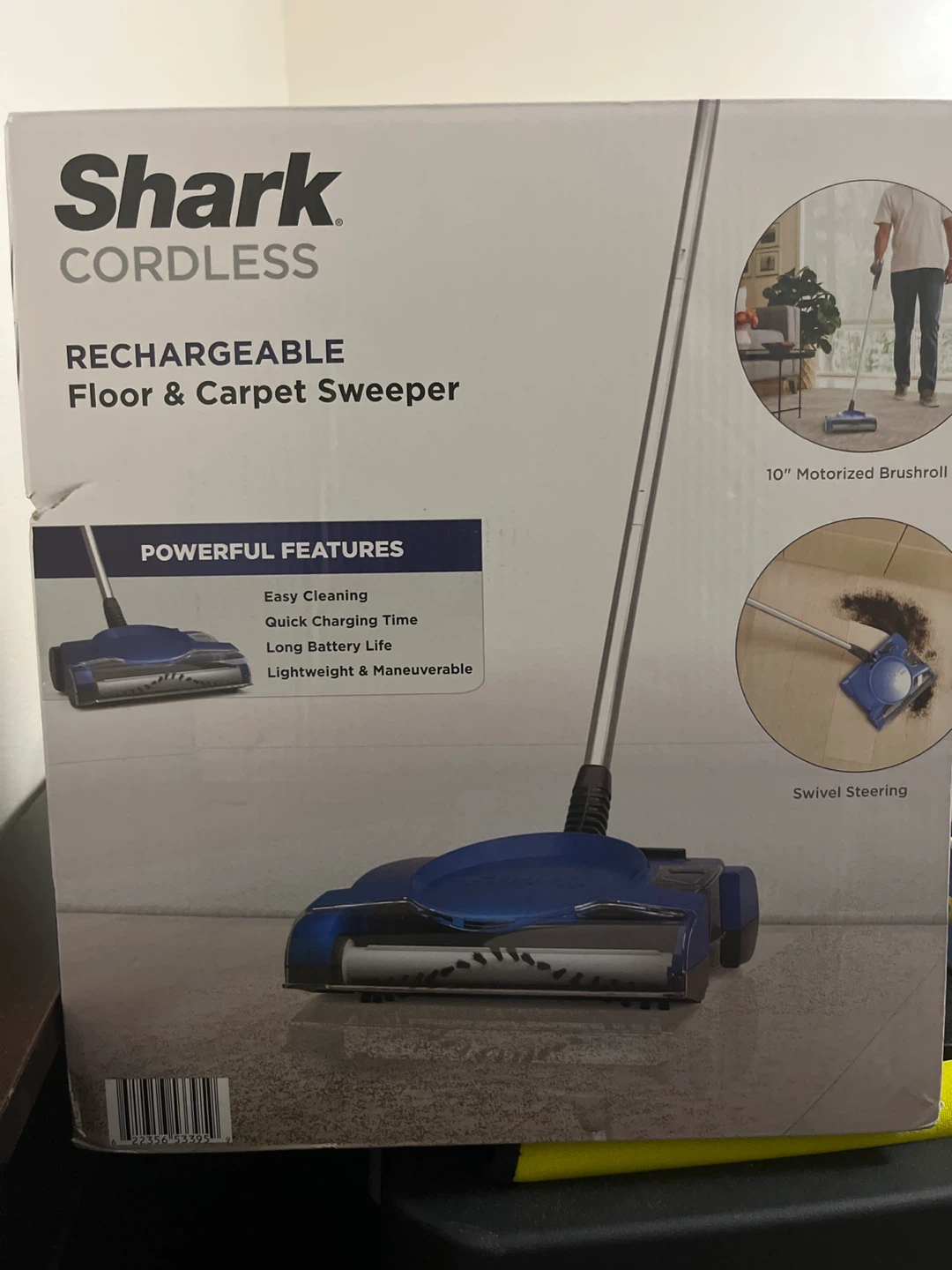 Shark Cordless Rechargeable Floor & Carpet Sweeper